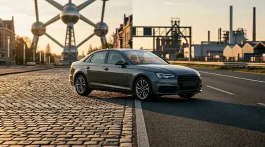 Vergelijking tussen auto import uit België en Duitsland voor Nederland