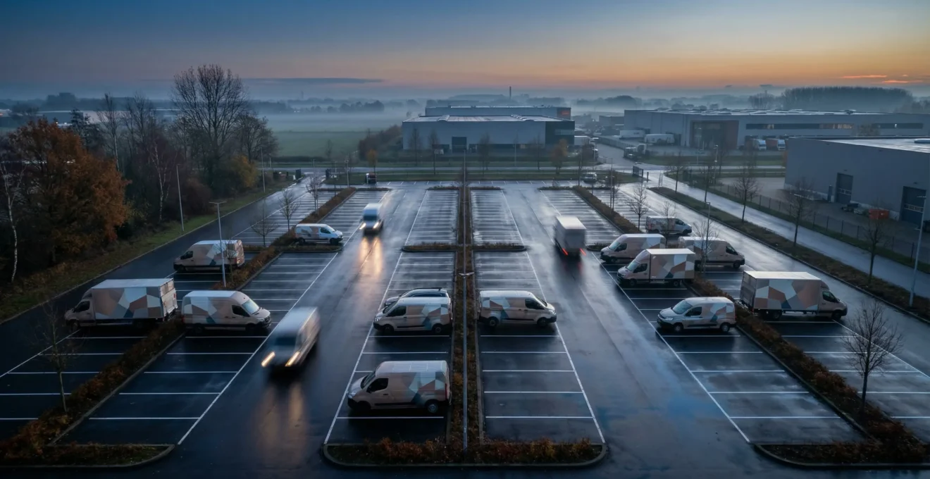 Visuele weergave van flexibel wagenparkbeheer voor seizoensgebonden bedrijven
