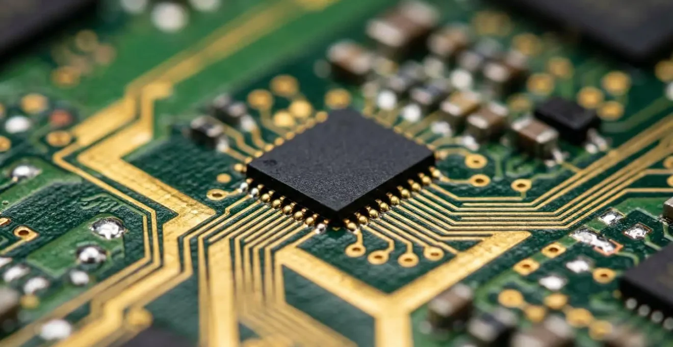 Macro opname van moderne auto eSIM technologie